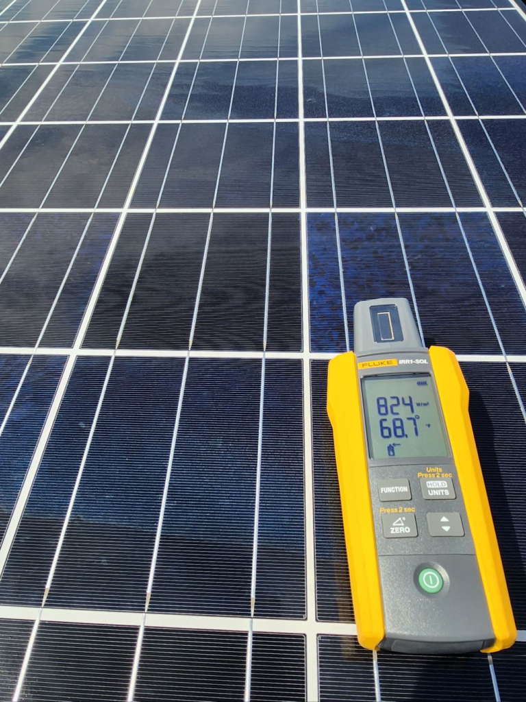 Solar Panel Efficiency Check tool