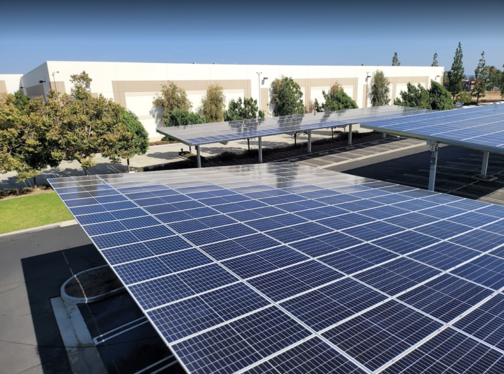 Solar Carport Cleaning in Southern California