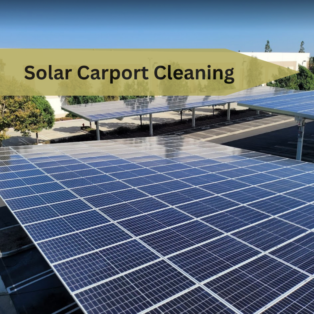 commercial solar carport cleaning in southern califnornia
